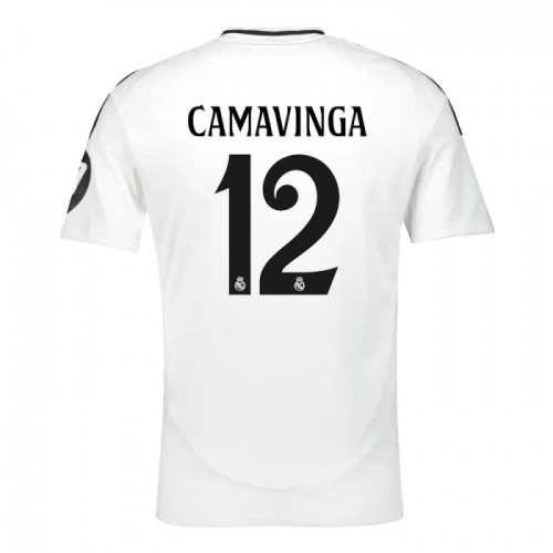 Nogometni Dresovi Real Madrid Camavinga 12 Domaći 2024-25 Nogometni Dresovi Real Madrid Camavinga 12 Domaći 2024-25